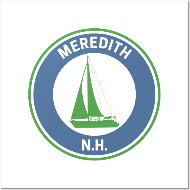 Vintage Meredith New Hampshire Wall Art by fearcity
